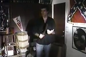 Extremely hawt and lustful golden-haired chick got her tight love tunnel drilled hard