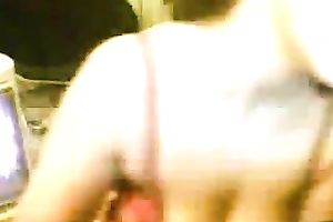 Curvaceous legal age teenager gal posing seductively in hawt underclothing