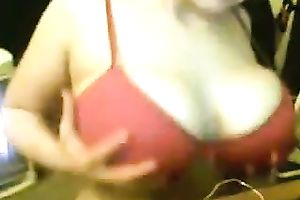 Curvaceous legal age teenager gal posing seductively in hawt underclothing