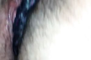Kinky closeup vid of disgusting hirsute beefy slit of my buddy's housewife