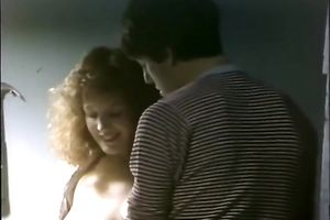 Curvaceous and breasty classic milf with her paramour in the garage