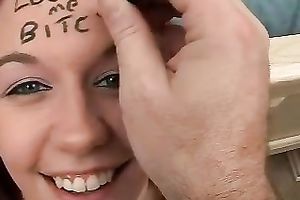 Red-haired temptress gives her dude one hell of a tugjob