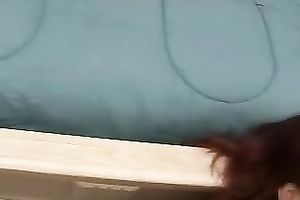 Red-haired temptress gives her dude one hell of a tugjob