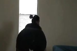 Incredibly asstastic swarthy dominant-bitch shakes her tremendous butt