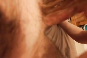 My spunky light-haired Married slut blows my ramrod 1st time