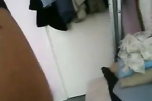 Sexy and lewd Indian babe showed me her large bazookas on camera