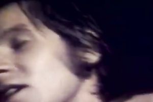 A vintage fuckfest where one fellow is getting fortunate with babes