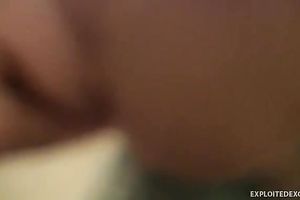 Sweet blondie eats small dick in the washroom on POV sextape