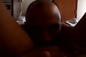 My hubby munches as this chab eats my slit in POV sex video