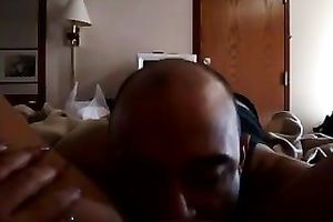 My hubby munches as this chab eats my slit in POV sex video