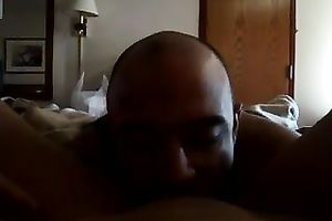 My hubby munches as this chab eats my slit in POV sex video