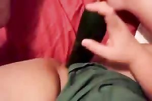 Amateur ex-GF of mine loved to masturbate her own snatch in delicate way