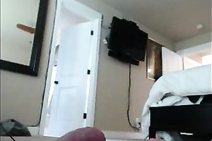 Blonde sexpot anal masturbating with large sex toy in homemade clip