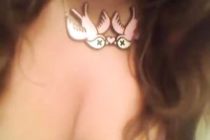 big beautiful woman white young cheating wife with gorgeous face on web camera in the shower