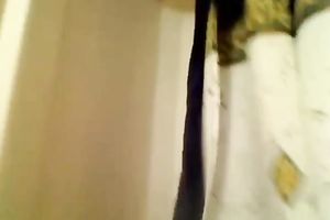 big beautiful woman white young cheating wife with gorgeous face on web camera in the shower