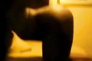 Black guy with enormous dark cock pumps his swarthy girlfriend