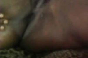 Amateur whorable horny white wife plays with her saggy giant boobies