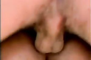 Large shlong permeating her taut and juicy twat in her hotel room