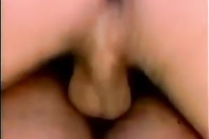 Large shlong permeating her taut and juicy twat in her hotel room