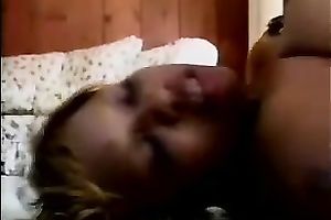 Large shlong permeating her taut and juicy twat in her hotel room