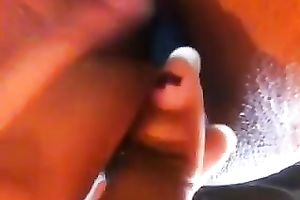 The slit of my girlfriend shiny and hairless like a pie