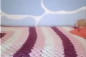 Pallid gal with lovely soaked wazoo was fingering her own juicy cookie