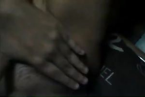 Nice slit pleasing session of dilettante slutty wife taped in the black room