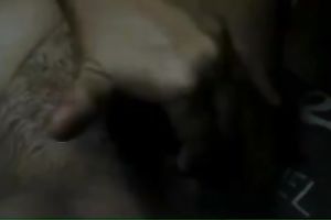 Nice slit pleasing session of dilettante slutty wife taped in the black room