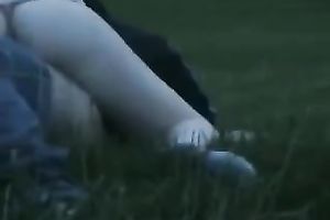 Spying on my ally outdoors having sex with his girlfriend