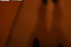 Lewd Russian legal age teenager Nastya brags off her hawt legs in mini petticoat