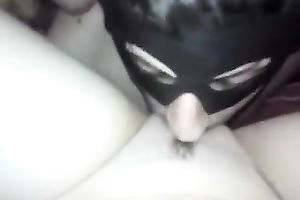 My comical masked boyfriend can't live without to give me a great plesure