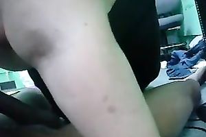 Greedy chunky concupiscent GF of mine properly fucked my beefy dark dick