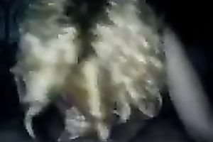 Shiny hirsute haired golden-haired Scottish college doxy sucks my rod