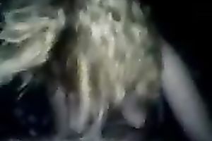 Shiny hirsute haired golden-haired Scottish college doxy sucks my rod