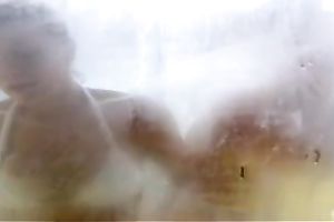 A Brazilian reality TV show beauties in the shower jointly