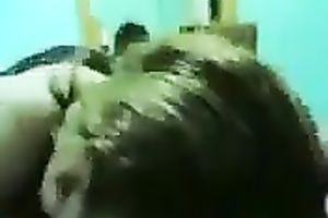 Arab babe with huge scoops sucks big dong of her boyfriend