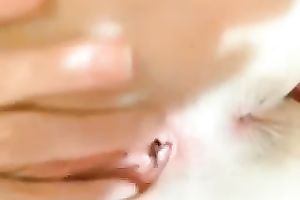 Punk pale doxy with petite love muffins provides her BF with a great oral job