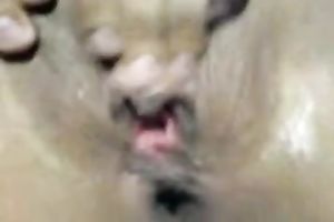 My libidinous amateur wife just likes teasing her pink muff