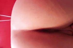 Friend's hawt BBC slut showed off her pink bald muff and rubbed it a bit