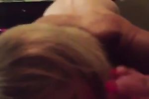 Latina golden-haired milf is hungry for a jock late at night
