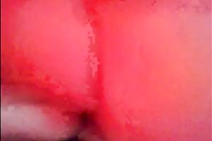 I shagged moist muff of my BBC amateur wife from behind - closeup