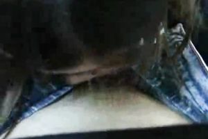 Brunette white girlfriend gives quick head on POV movie