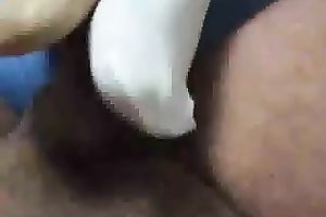 Torrid wife jacks off my jock with her feet in stockings and socks