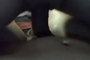 My slender hot girlfriend gives sexy oral-job and rides me like a cowgirl