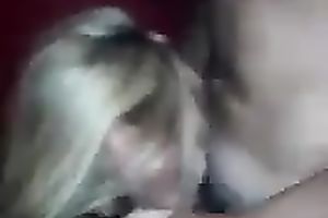 Gorgeous slim tipsy wife eager to have nasty three-some