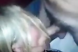 Gorgeous slim tipsy wife eager to have nasty three-some