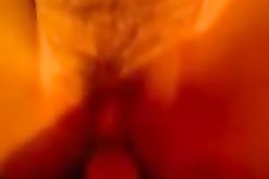 Creampie after missionary style sex for my thick Indonesian white wife