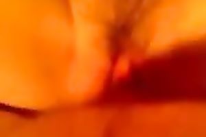 Creampie after missionary style sex for my thick Indonesian white wife