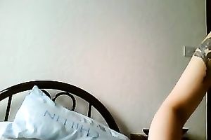 Kinky lustful and super hot dilettante brunette girlie drilled chocolate hole with toy