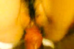 Mind taking Asian hottie gets her bushy slit pounded missionary style